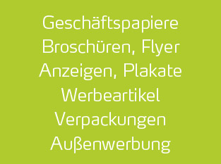 designatics – Corporate Design, Geschäftspapiere, Broschüren, Flyer, Anzeigen, Plakate, Werbeartikel, Verpackungen, Außenwerbung