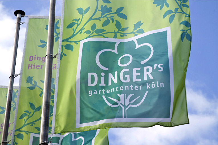 Dinger's Gartencenter – Corporate Design