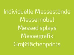 designatics – Messen, Individuelle Messestände, Messemöbel, Messedisplays, Messegrafik, Großflächenprints