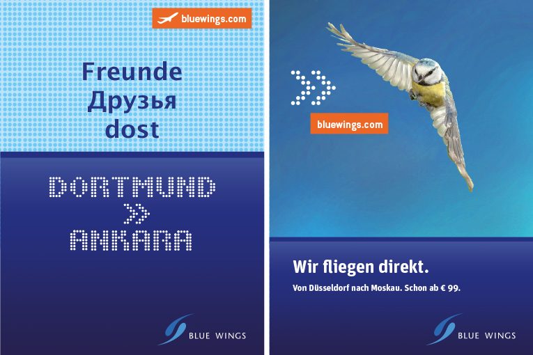 Ganz einfach fliegen – Blue Wings Fluggesellschaft